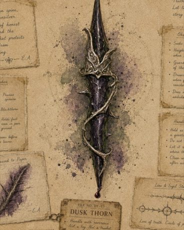 The Dusk Thorn talisman