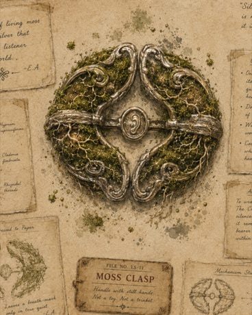 The Moss Clasp talisman