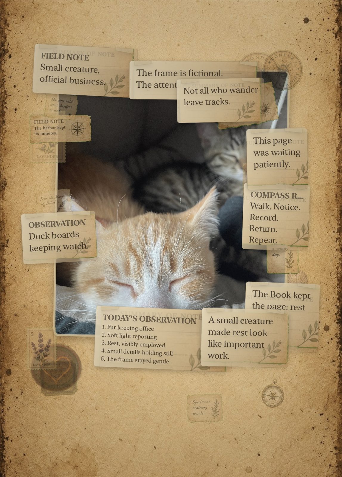 Ron and Hermione, Assistant Archivists, resting together